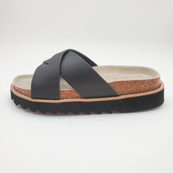 BUY ONE GET ONE FREE Chooka Paige Size 9 Leather & Cork Slide Sandal - Picture 3 of 7